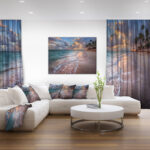 Palm Trees on Clear Sandy Beach - Photograph Print - Image 3