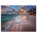 Palm Trees on Clear Sandy Beach - Photograph Print - Image 6
