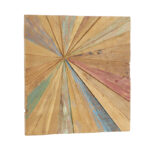 Palmdale Teak Wood Handmade Radial Starburst Brown Wall Decor