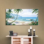 Paradise Print on Canvas - Image 3