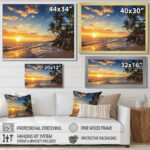 Paradise Tropical Island Beach with Palms by Valio84sl - Photograph Print on Metal - Image 3