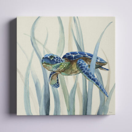 Pei ” Turtle In Seagrass II “ - Chic Decora