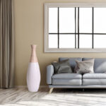 Percy 31.5 inch Spun Bamboo Tall Trumpet Floor Vase -Handmade Bamboo Vase, Floor Standing Vase - Image 2