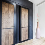 Percy 31.5 inch Spun Bamboo Tall Trumpet Floor Vase -Handmade Bamboo Vase, Floor Standing Vase - Image 3