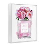 Perfume Bottle Flower Peony by Amanda Greenwood - Graphic Art Print on Canvas - Image 8