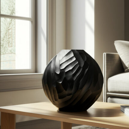 Phillippi Metal Glam Vase - Chic Decora