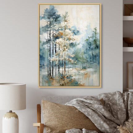 Pine Tree Enchanted Forest II – Tree Pine Wall Art - Chic Decora