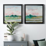 Pink Marsh I - 2-Piece Painting Print - Image 6