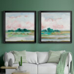 Pink Marsh I - 2-Piece Painting Print - Image 3