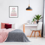 Pink Rose Bouquet Fashion Style Bookstack Oversized Stretched Canvas Wall Art By Amanda Greenwood - Image 4