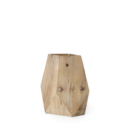 Plaisance Wood Table Vase - Chic Decora