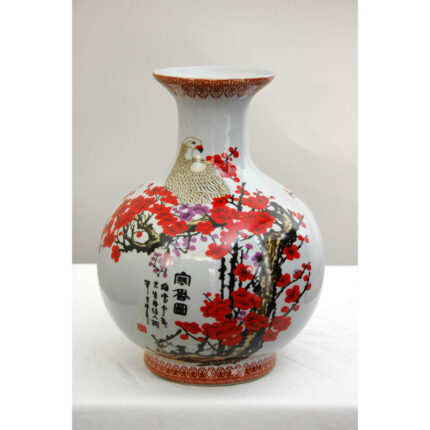 Polla 12″ Porcelain Table Vase - Chic Decora