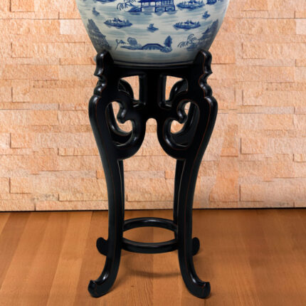Polzin 22″ High East Asian Vase Stand - Chic Decora