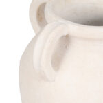 Pottery Terracotta Vase with Sculpted Handles and Rounded Form in Modern Glam Style for Stylish Decorative Accent - Image 3