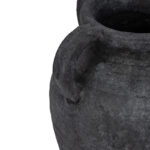 Pottery Terracotta Vase with Sculpted Handles and Rounded Form in Modern Glam Style for Stylish Decorative Accent - Image 6
