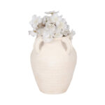 Pottery Terracotta Vase with Sculpted Handles and Rounded Form in Modern Glam Style for Stylish Decorative Accent - Image 7