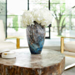 Prismatic Glass Table Vase - Image 2