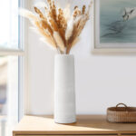 Rachael Modern Neutral Ceramic Vase - Image 3