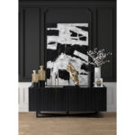 Rachael Modern Neutral Ceramic Vase - Image 4