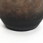 Rockport Rustic Brown Gradient Terracotta Vase, Wide-Body Design for Entryways & Tabletops - Image 4