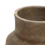 Rockport Rustic Brown Gradient Terracotta Vase, Wide-Body Design for Entryways & Tabletops - Image 6