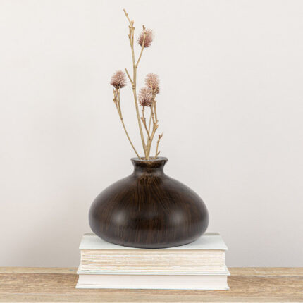 Rodiguez Solid Wood Table Vase - Chic Decora
