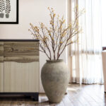 Rustic Ceramic Vase, Terracotta Pot Home Decor with Earthy Gray-Brown Finish, Multi Shape & Size Options - Image 4