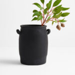 Rustic Charm Table Vase For Home Decor - Tall Vase With Textured Vessel Silhouette - Elegant Flower Vase Perfect For Centerpiece Vases - Image 2