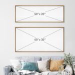 Rustic Countryside "Landscape Clouds Classic French Country Farmhouse Bedroom Extra Large Wall Decor - Image 3