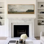 Rustic Countryside "Landscape Clouds Classic French Country Farmhouse Bedroom Extra Large Wall Decor - Image 2