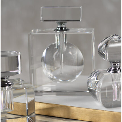 Sallie Crystal Decorative Bottle - Chic Decora