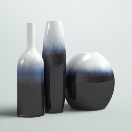 Samsel Handmade Ceramic / Porcelain Table Vase - Chic Decora