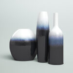 Samsel Handmade Ceramic / Porcelain Table Vase - Image 3