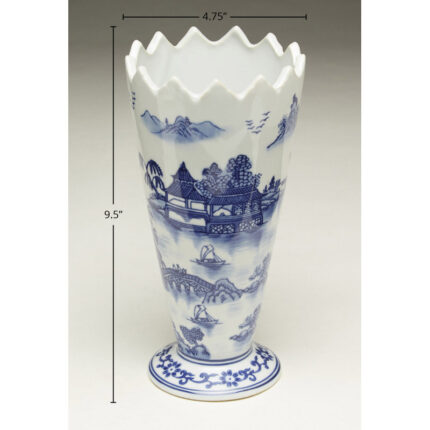 Saw Tooth Table Vase - Chic Decora