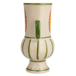 Scandinavian Blossom Hand-painted Stoneware Urn - Image 5