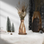 Scorpio Handmade Wood Table Vase - Image 3