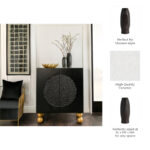 Sculptural Flower Vase for Bookshelf or Coffee Table - Modern Decorative Accent for Home Decor - Image 5