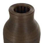 Seagrass Handmade Decorative Dark Brown Vase - Image 3