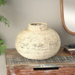 Seagrass Handmade Wrapped Decorative Vase - Image 2