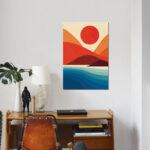 Seaside - Wrapped Canvas Graphic Art Print