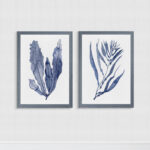 Seaweed Under Water III" - 2-Piece Painting Print Set - Image 4