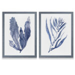 Seaweed Under Water III" - 2-Piece Painting Print Set - Image 5
