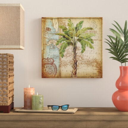Sely ” Antique Palm Tree ” by Tre Sorelle Studios - Chic Decora