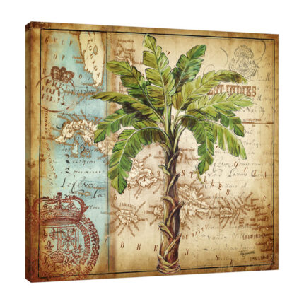 Sely ” Antique Palm Tree ” by Tre Sorelle Studios - Chic Decora