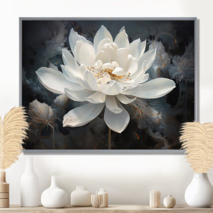 Serenity Blossum Lotus – Lotus Wall Art - Chic Decora