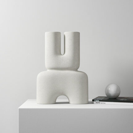 Sharee Stoneware Table Vase - Chic Decora