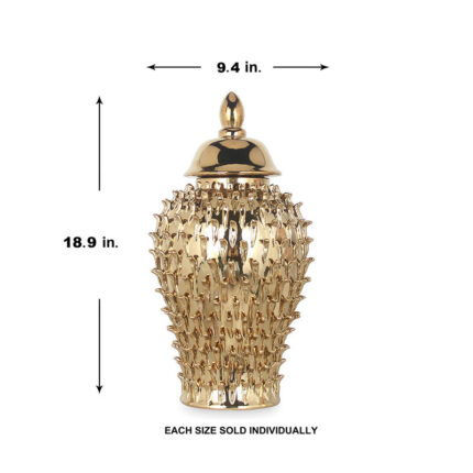 Sherie Handmade Ceramic / Porcelain Decorative Urns & Jars - Chic Decora