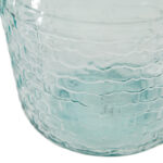 Siebert Recycled Glass Spanish Bottle Decorative Vase with Bubble Texture - Image 3