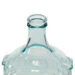 Siebert Recycled Glass Spanish Bottle Decorative Vase with Bubble Texture - Image 6