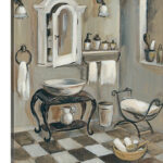 Simple Bath " French Bath IV " by Silvia Vassileva